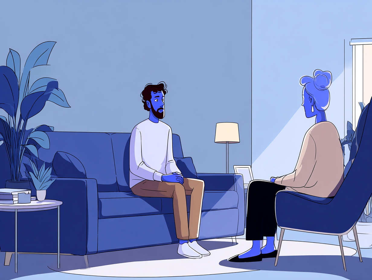 Cómo prepararse para una visita al psicólogo — dibujo 2